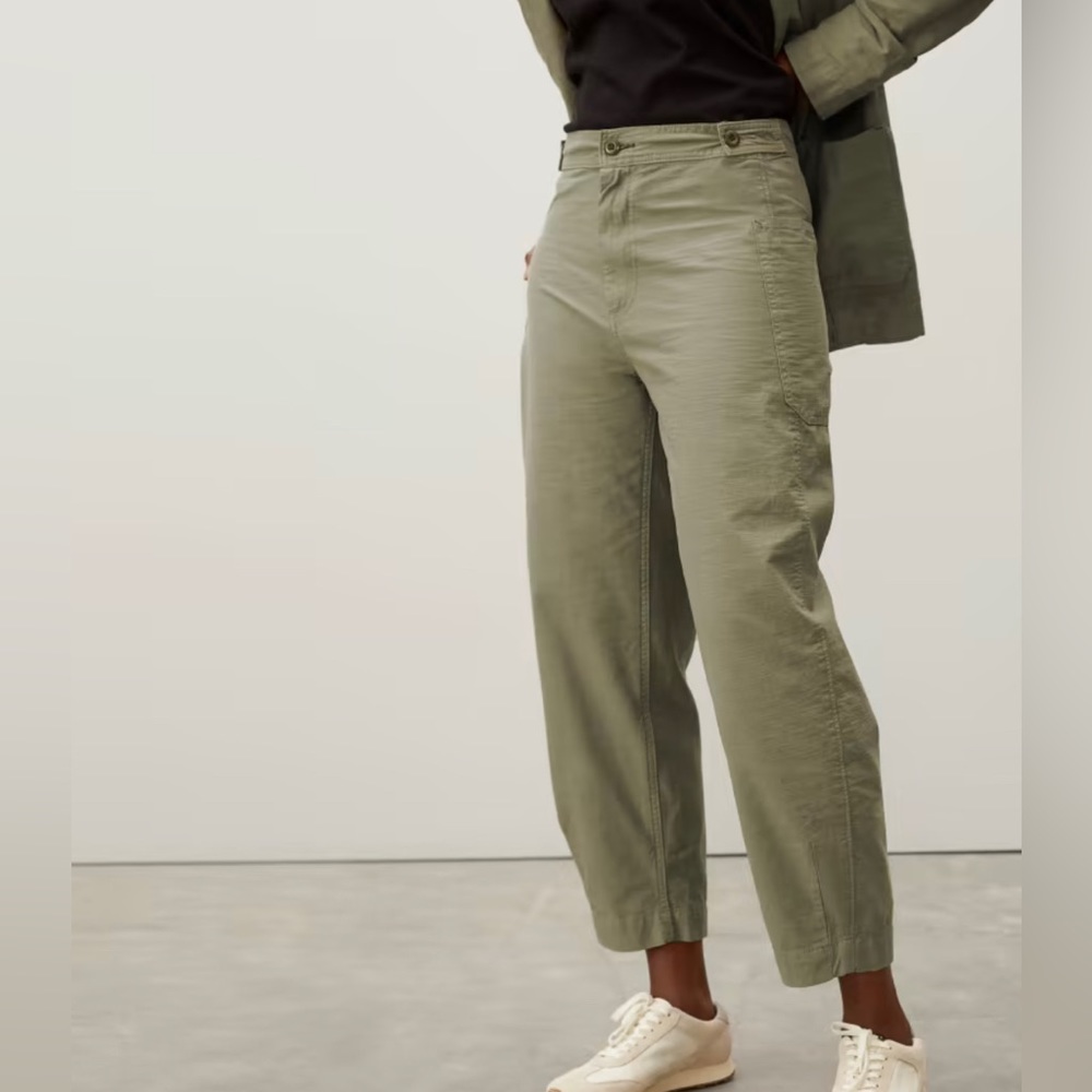 Everlane Fatigue Barrel Pant - Bay Leaf (Green) - 2